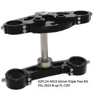 X-23 ®  62mm Inverted Fork Bolt-on Triple Trees - 2023.5-up CVO RG  &  ST 